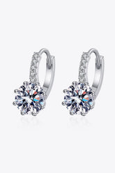 4 Carat Moissanite 925 Sterling Silver Earrings - Shah S. Sahota